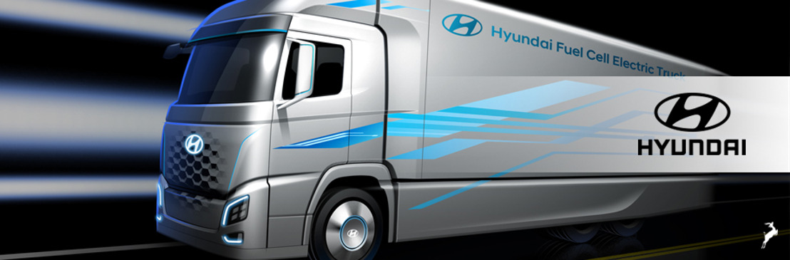 Hyundai Motor presenta el primer vistazo al nuevo camión con un tren motriz de pila de combustible