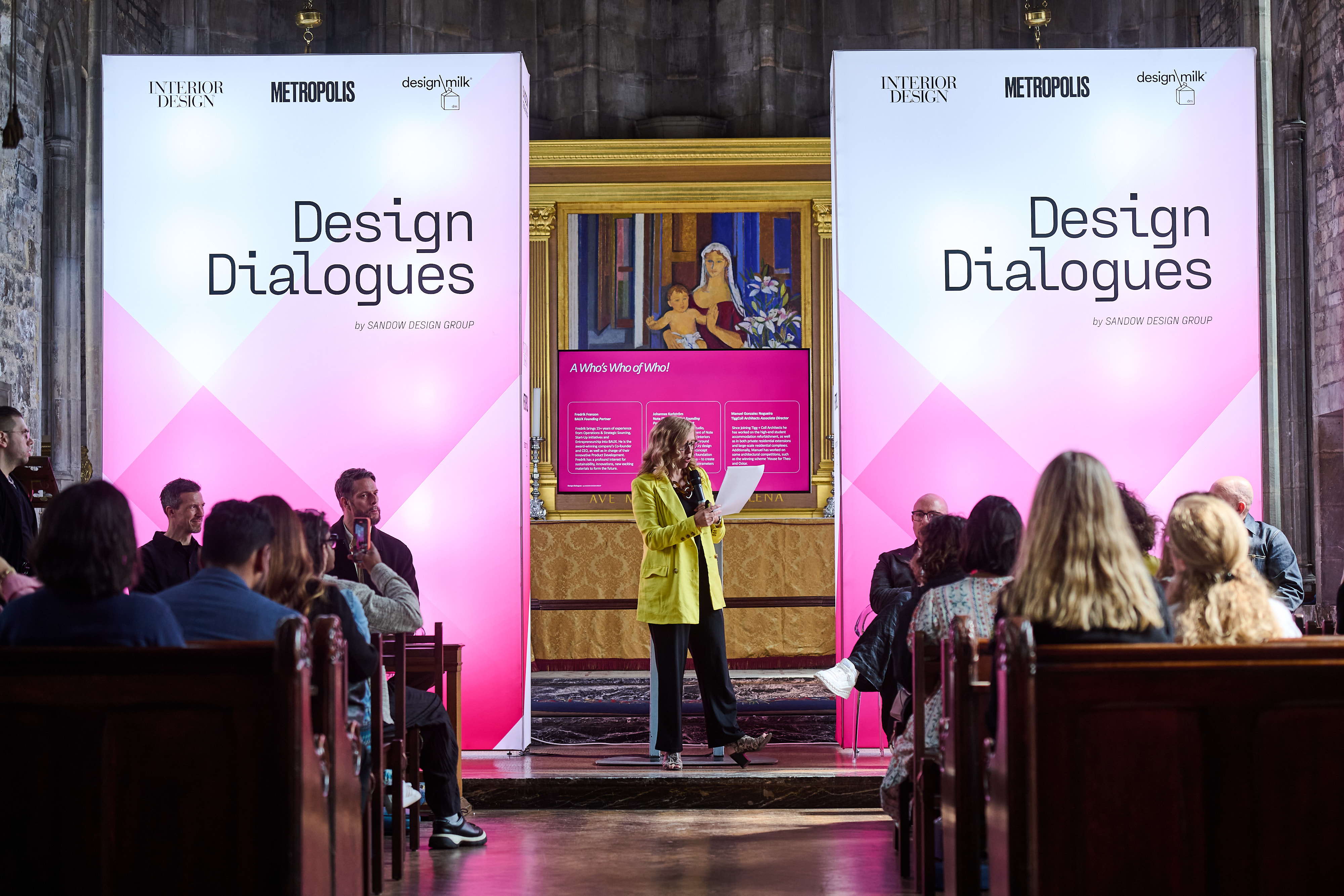 Above: Design Dialogues talks series by Sandow at Church of Design (Photo: Ashley Bingham)