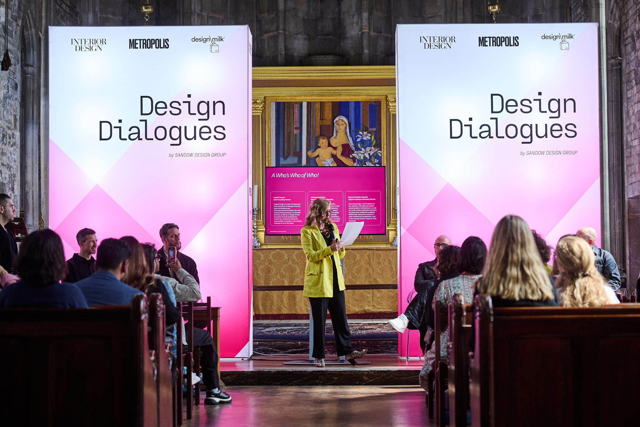 Above: Design Dialogues talks series by Sandow at Church of Design (Photo: Ashley Bingham) Above: Design Dialogues talks series by Sandow at Church of Design (Photo: Ashley Bingham)
