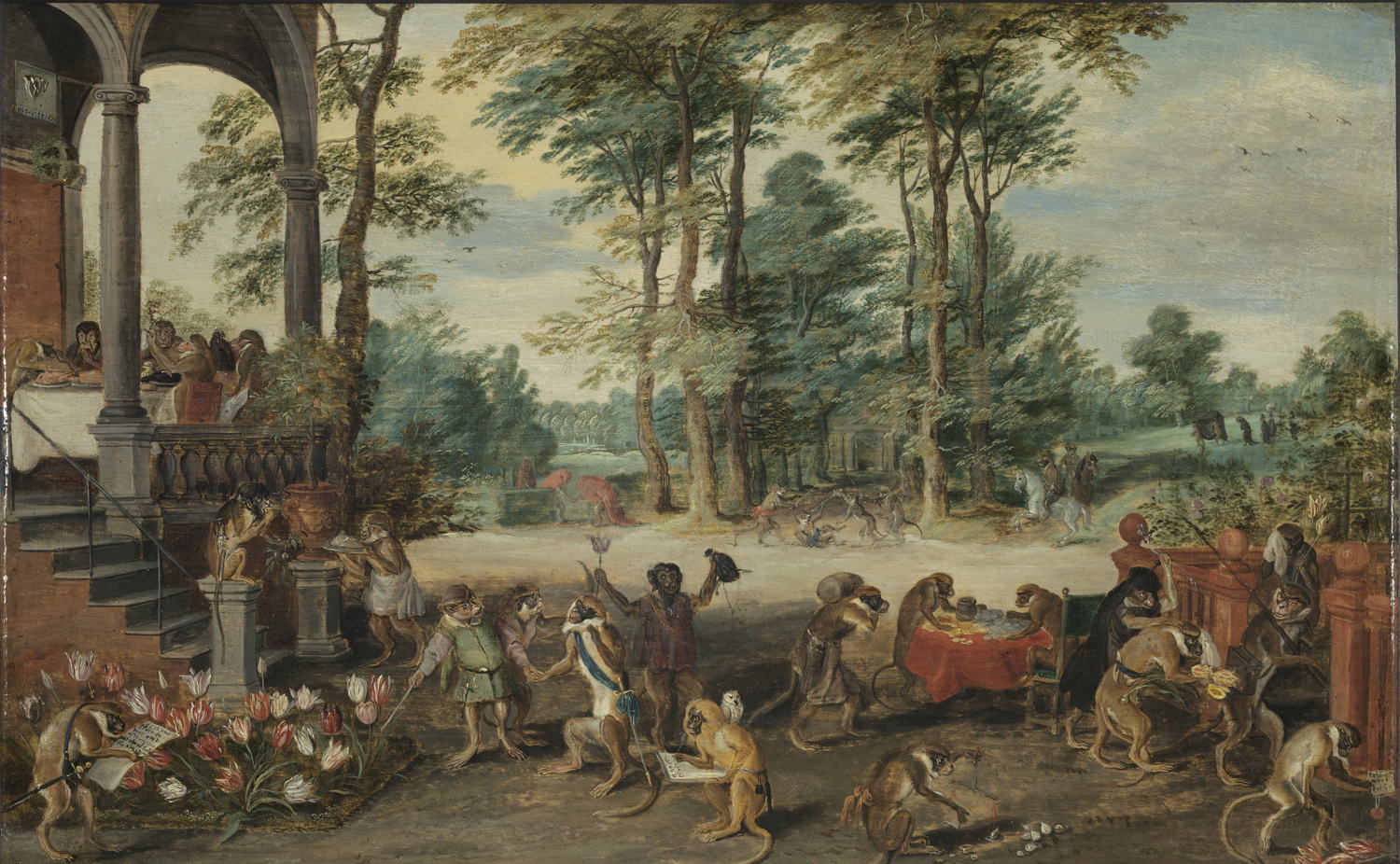 Jan Brueghel de Jonge, Allegorie Op De Tulpengekte, ca 1637, Frans Hals Museum Haarlem, aangekocht met steun van de vereniging Rembrandt, foto René Gerritsen