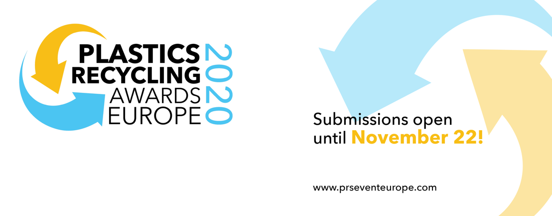 Plastics Recycling Awards Europe 2020 Open for Entries