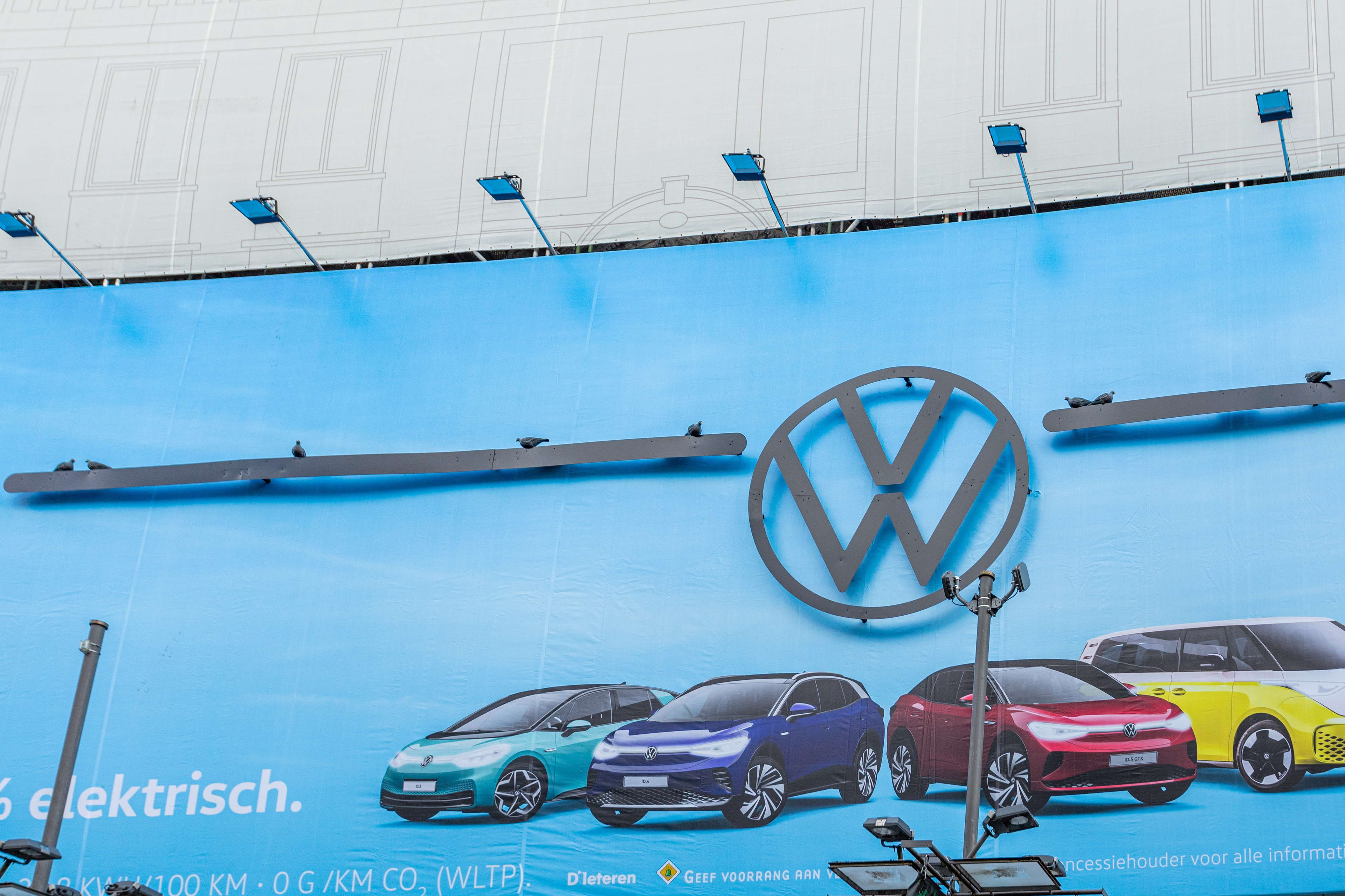 Jolie manœuvre de Voltage avec les Volkswagen ID. à Anvers