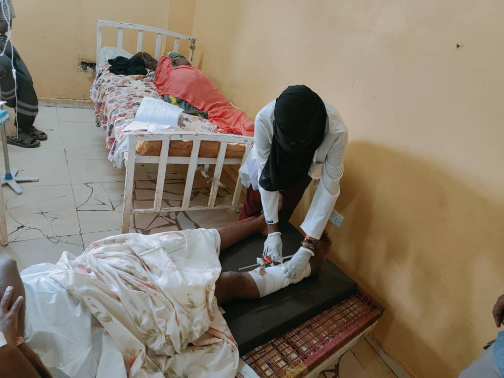 Patients treated in the MSF supported Al Nao hospital in Omdurman, to the northwest of Khartoum, where intense fighting is taking place. Photogrpaher: MSF. Date: 17/08/2023. Location: Sudan Patients treated in the MSF supported Al Nao hospital in Omdurman, to the northwest of Khartoum, where intense fighting is taking place. Photogrpaher: MSF. Date: 17/08/2023. Location: Sudan
