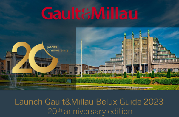 Launch Gault&Millau Belux Guide 2023 - 20th anniversary edition