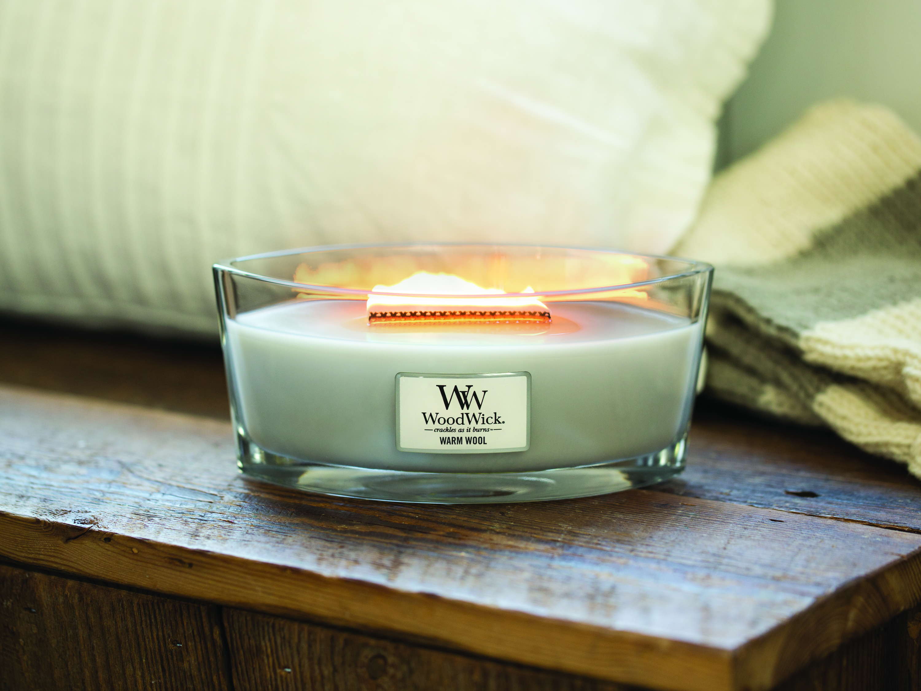 Intimité hivernale avec les bougies WoodWick