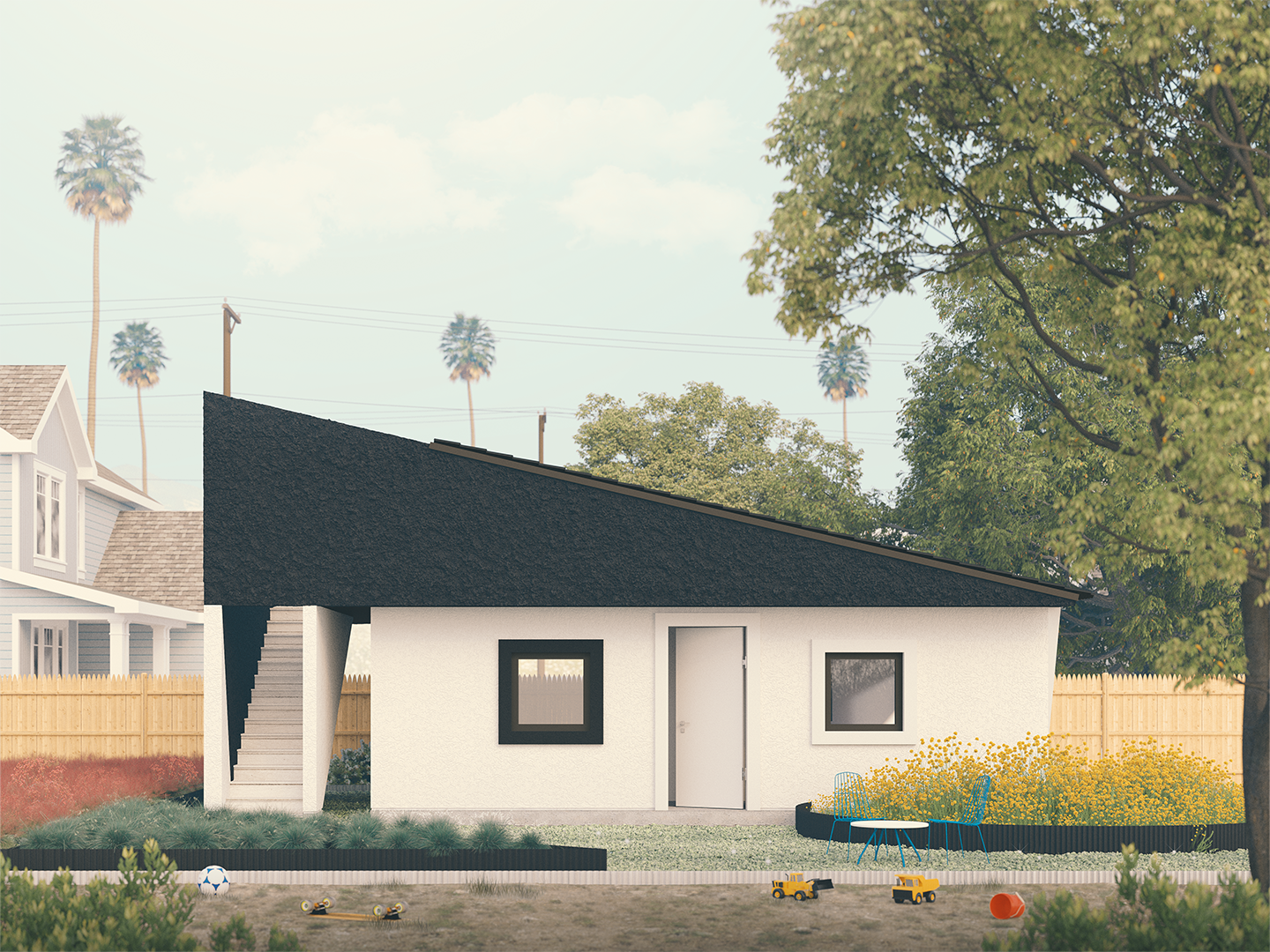 Jennifer Bonner/MALL Proposes "Lean-To ADU" for City of Los Angeles' Standard Plan Pilot Project
