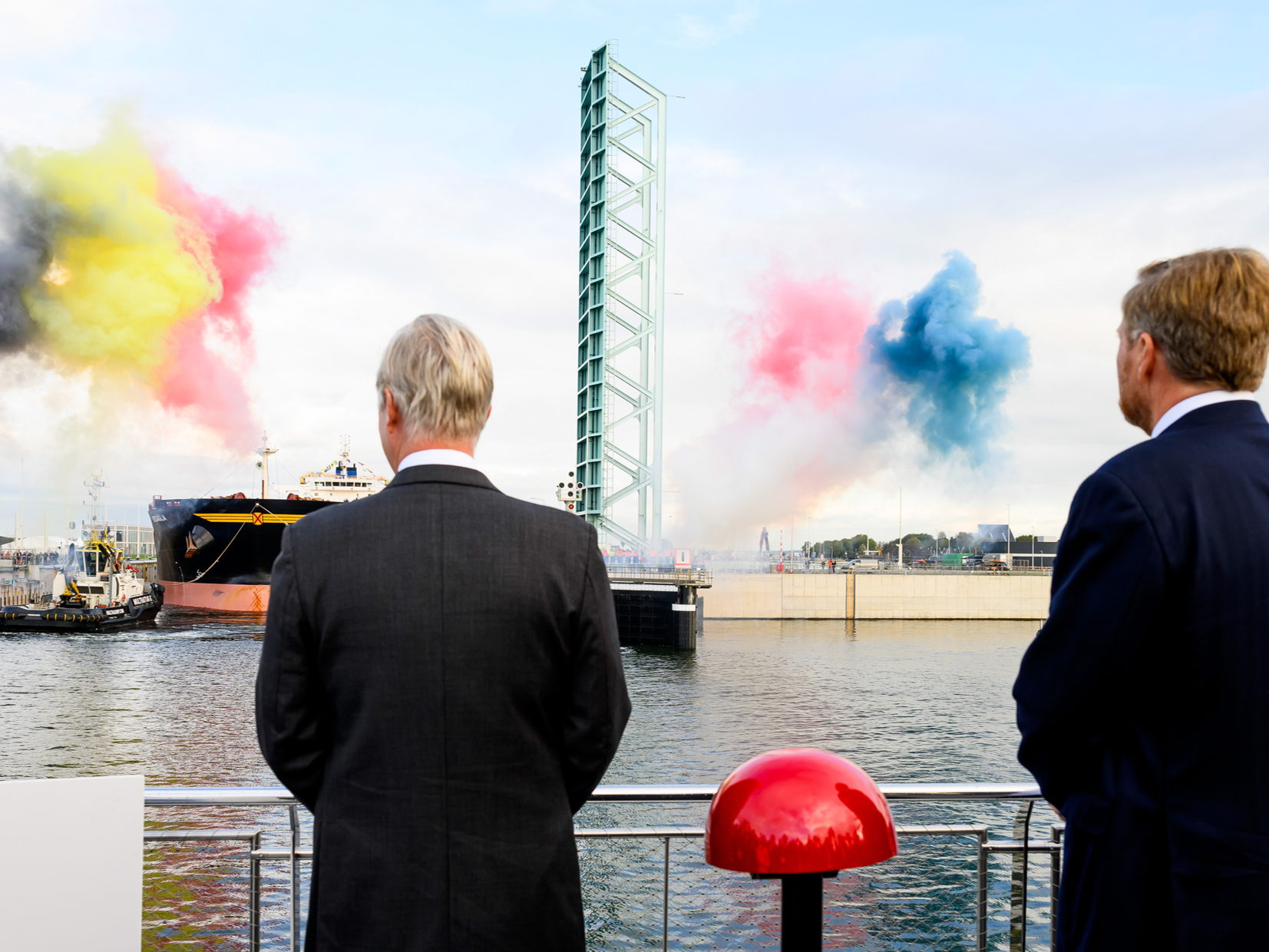 Giant lock at North Sea Port opens to shipping