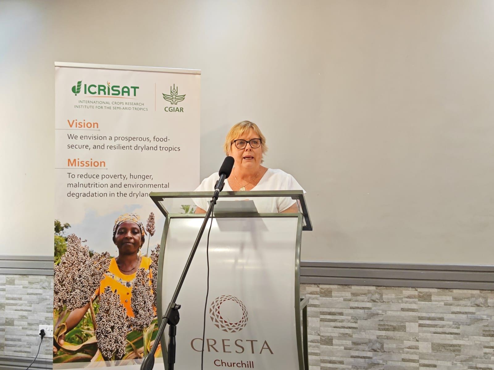Incoming ICRISAT Board Chair, Ms Cathy Reade. Incoming ICRISAT Board Chair, Ms Cathy Reade.