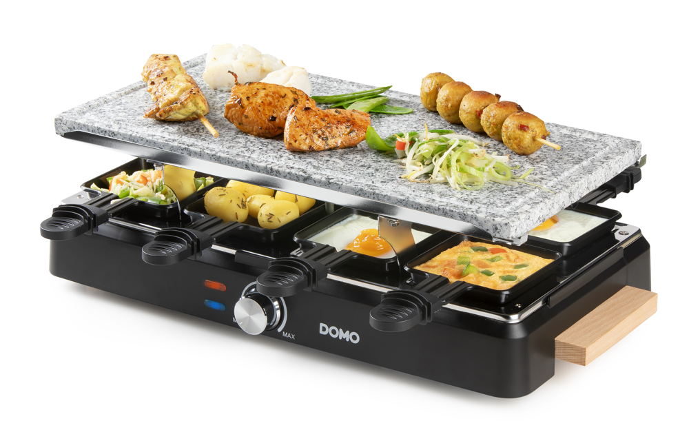 DO9262G Steengrill-Grill-Raclette - Wooden Design