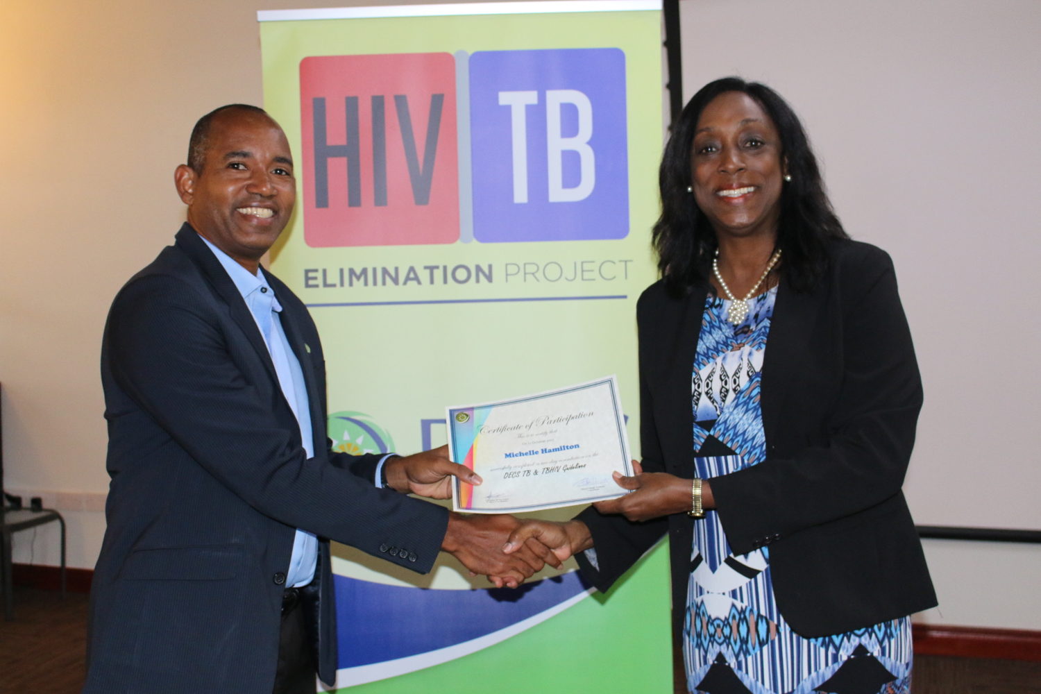 Presentation of participation certificates.