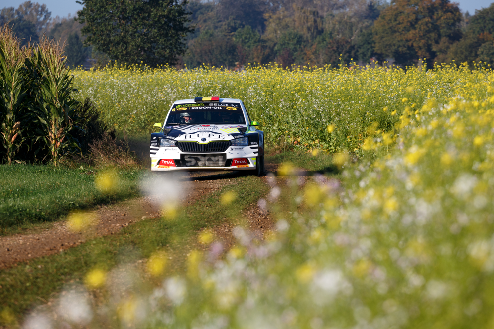 De ŠKODA FABIA schittert in het Belgische rallykampioenschap