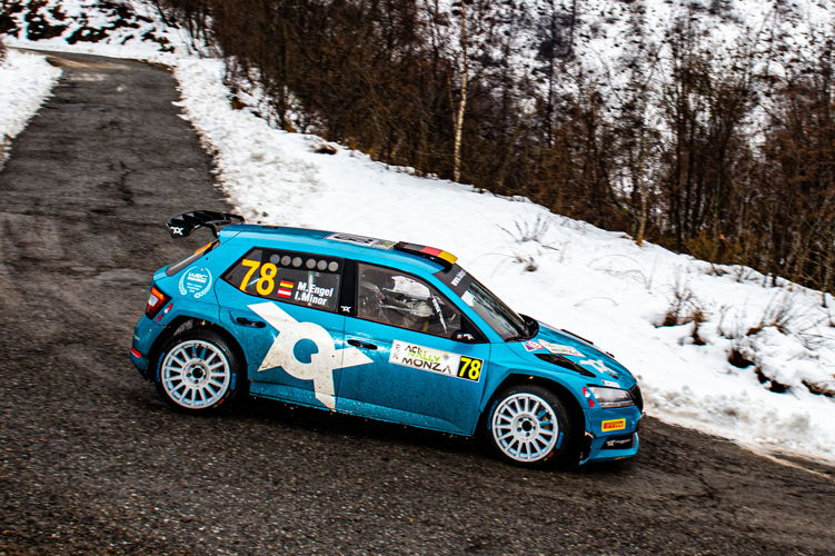 Former DTM factory driver and GT racing ace Maro Engel (GER), co-driven by Ilka Minor (AUT) onboard a Toksport WRT Team prepared ŠKODA FABIA Rally2 evo, finished his first rally ever on P13 in RC2 class