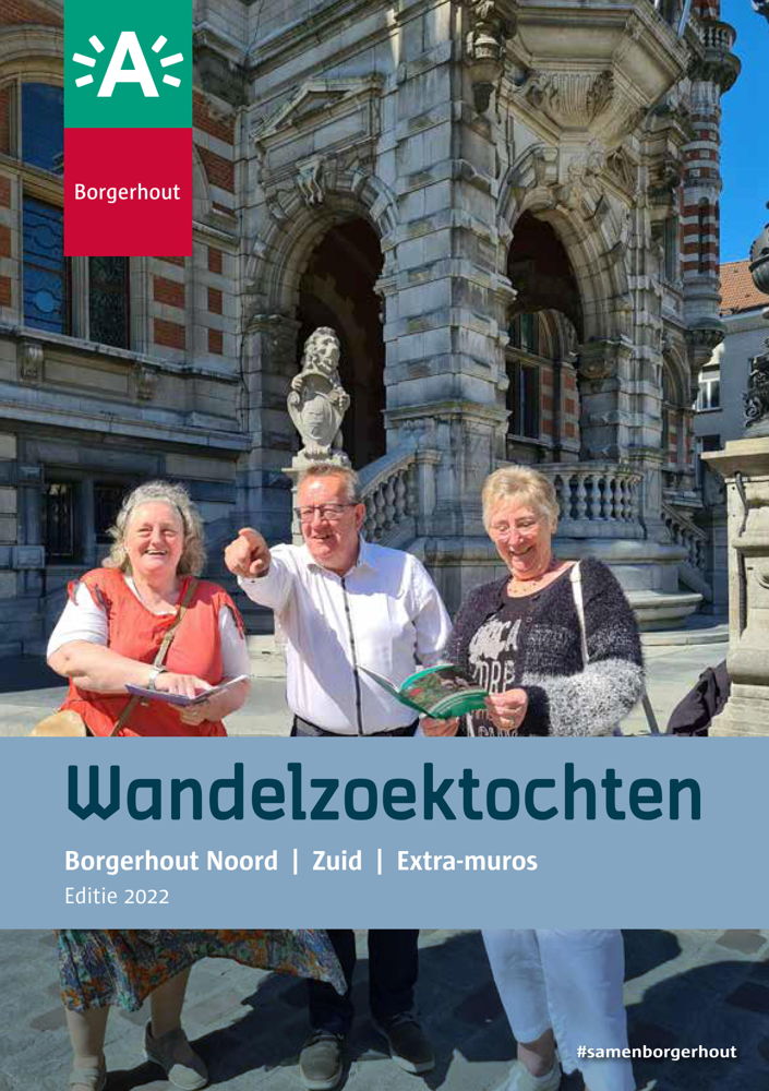 Nieuwe cover wandelzoektochten Borgerhout 2022