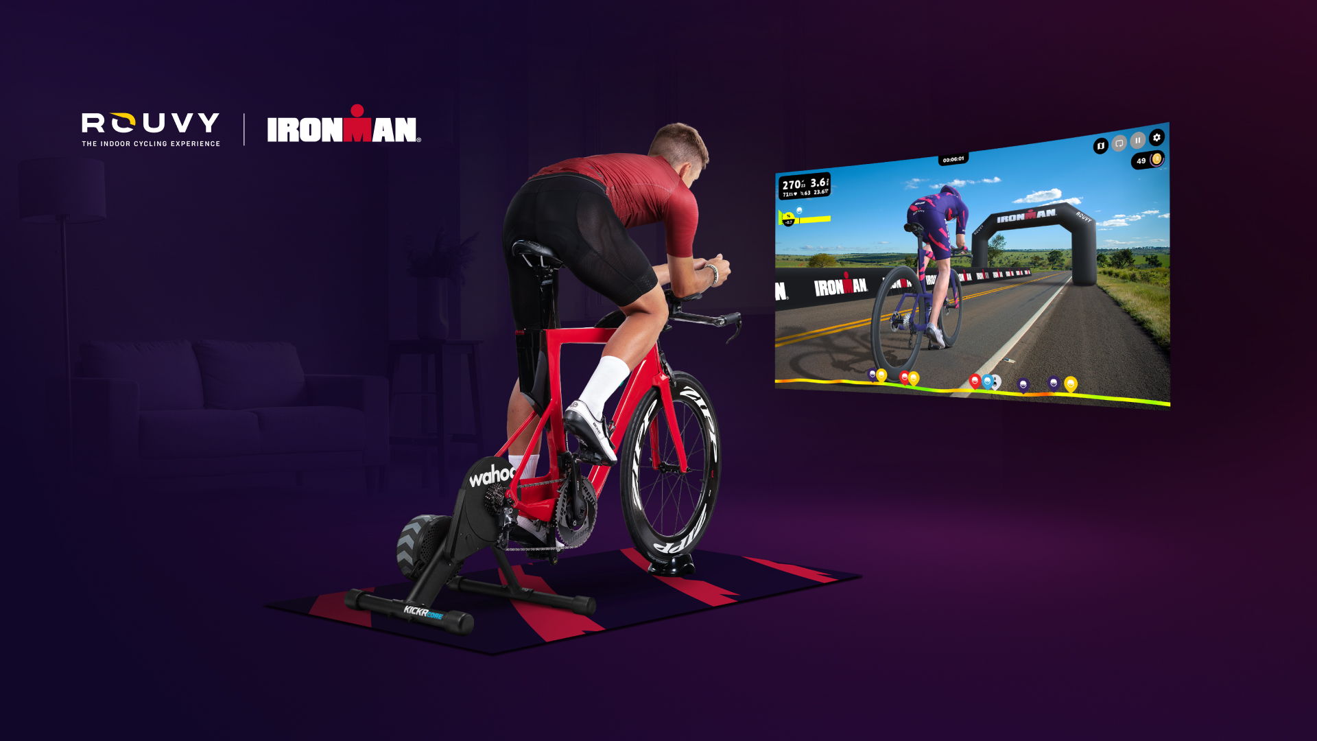 ROUVY and IRONMAN Announce Multi-Year Partnership Which Will See Enhanced Virtual Cycling Experience For Triathletes