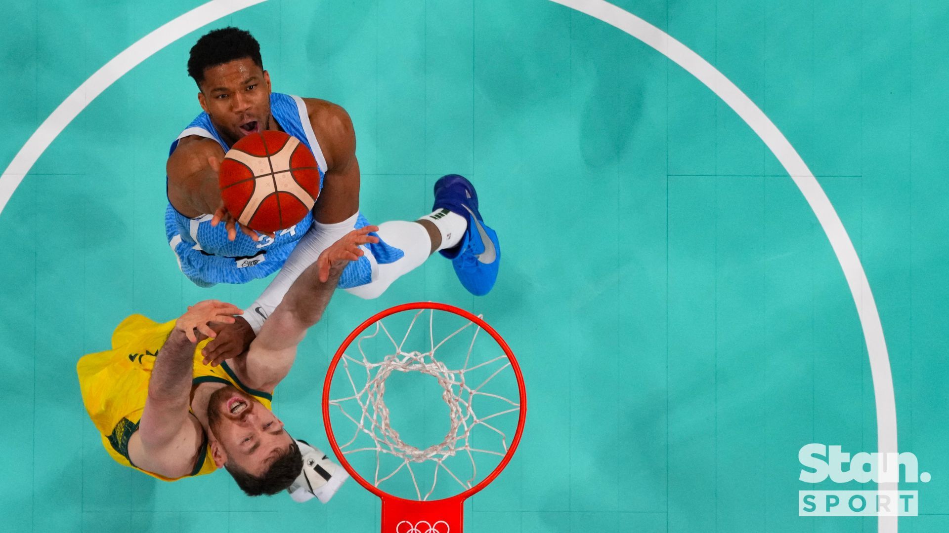 The 'Greek Freak' was a dominant force as Greece took down Australia. The 'Greek Freak' was a dominant force as Greece took down Australia.