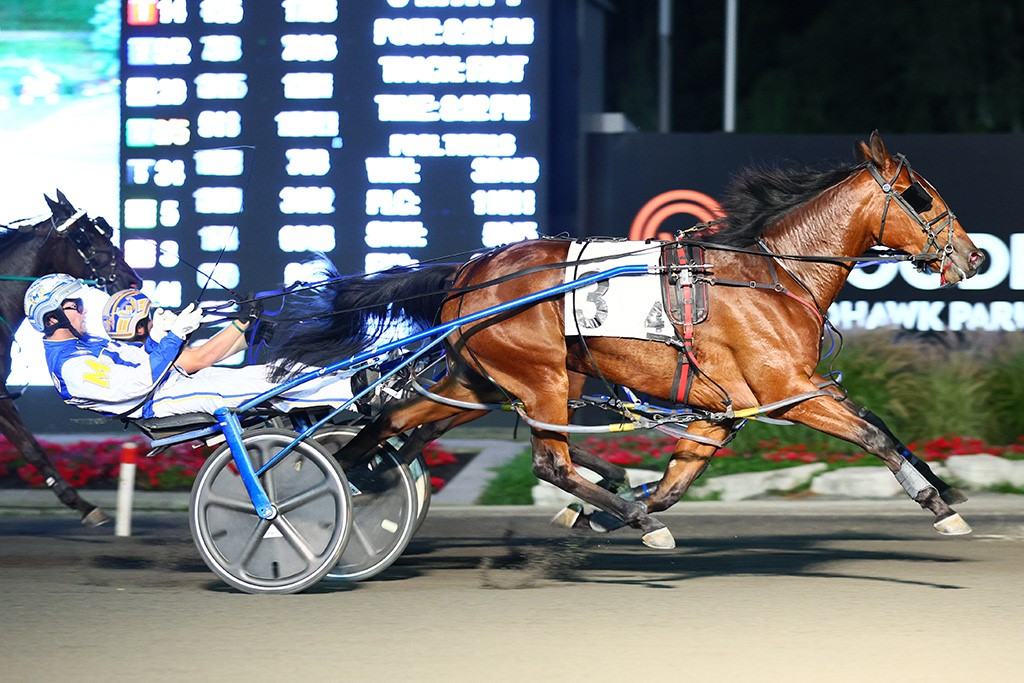 James MacDonald driving Dewitt This Moment to victory. (New Image Media)