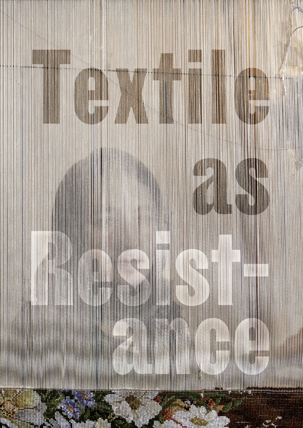 Image de campagne 'Textile comme Résistance' (c) Photo: Mashid Mohadjerin, Graphisme: Jelle Jespers