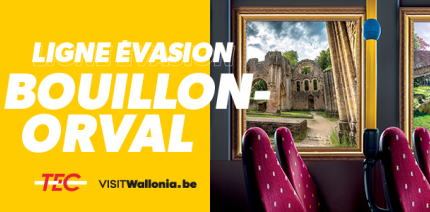 Cet été, le TEC vous fait découvrir la Vallée de la Semois avec la ligne éVasion V1 Bouillon - Orval