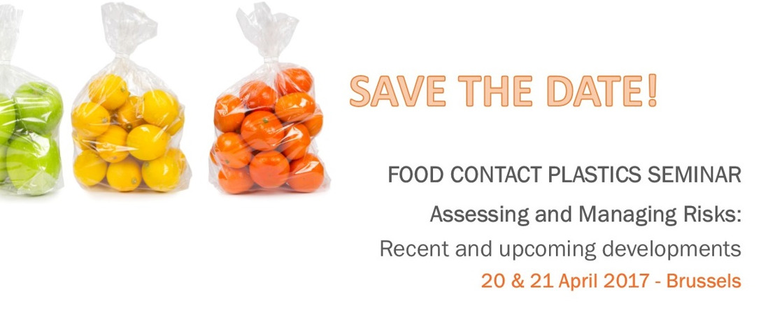 SAVE THE DATE: Food Contact Plastics Seminar 2017