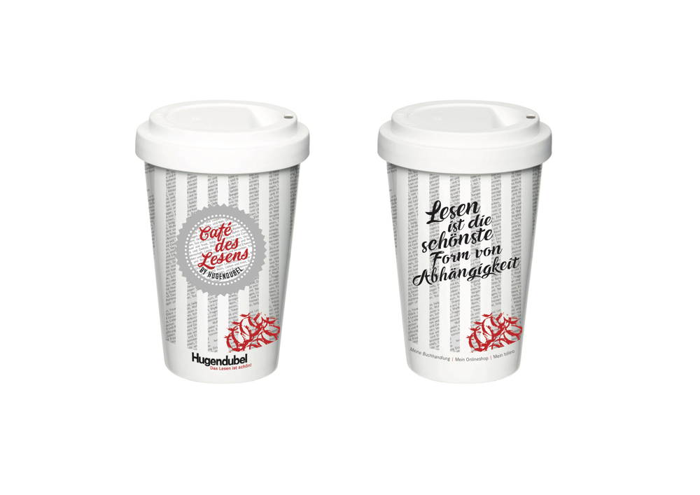 Der neue Hugendubel Kaffee-Becher