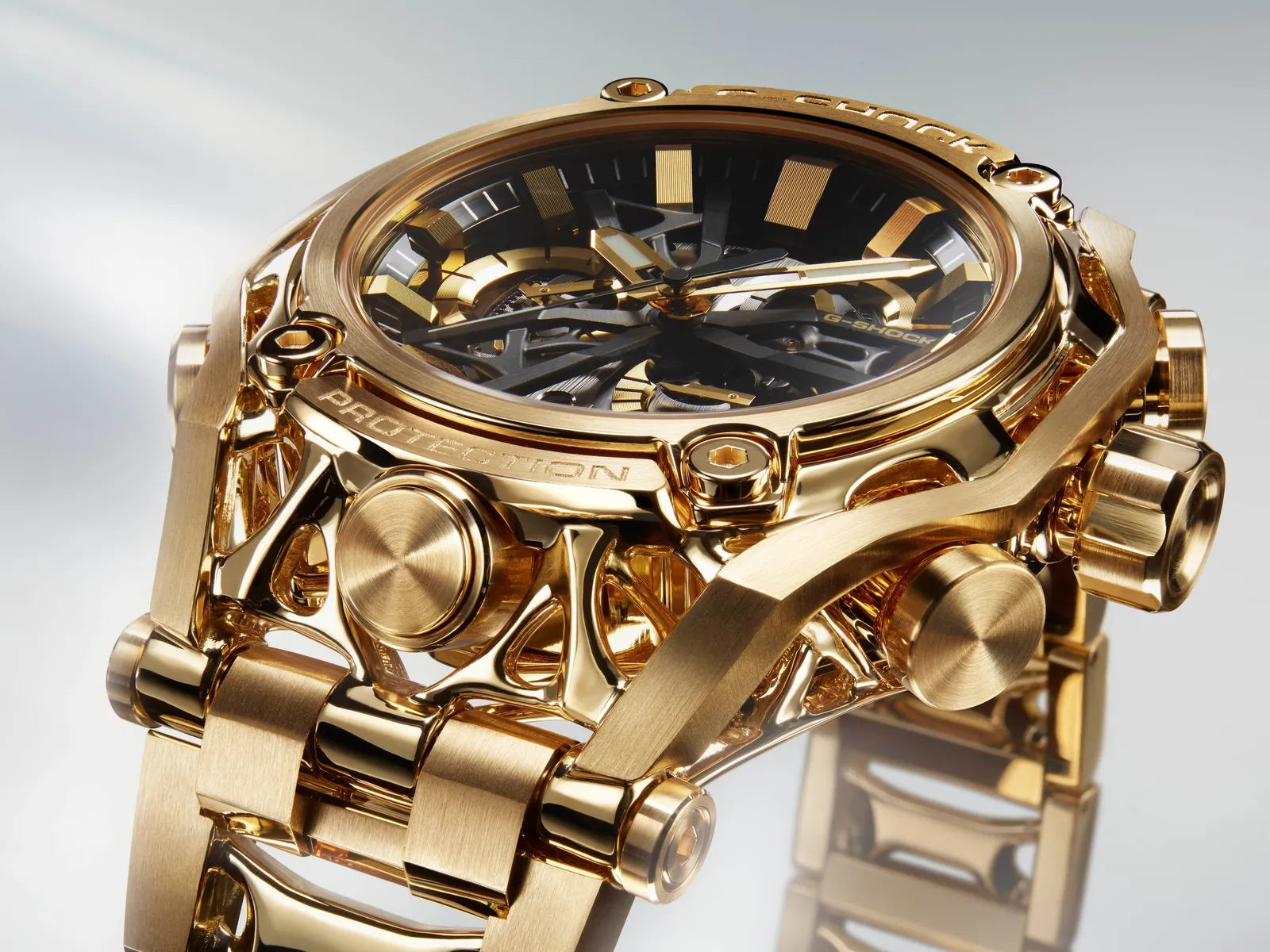 G-SHOCK subasta una pieza única, el G-D001: Un reloj de oro creado con inteligencia artificial 