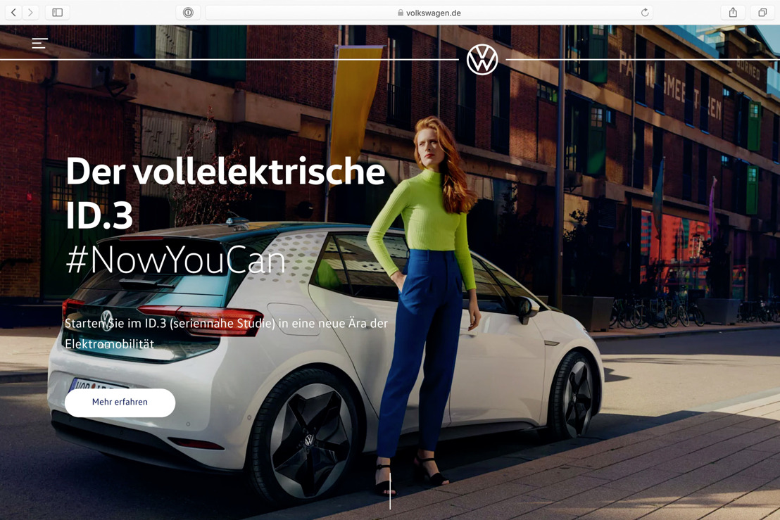 La marque Volkswagen lance un nouveau site Internet mondial