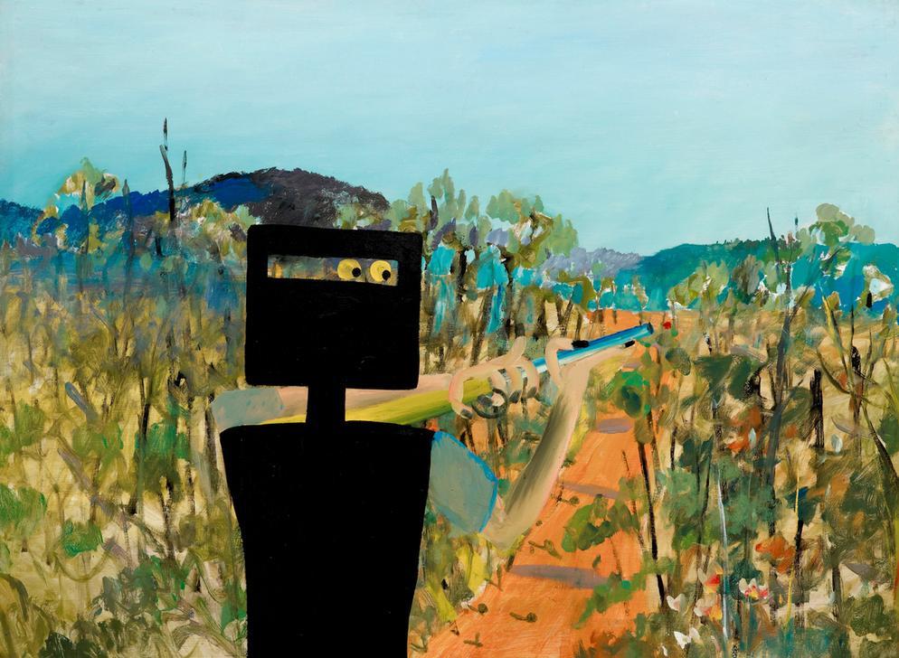 11 November 1880 - Notorious Australian bushranger and outlaw Ned Kelly was hanged for his crimes at the Old Melbourne Gaol. Kelly is the subject of more biographies than any other Australian, and the nation remains divided as to whether he was a folk hero or a contemptible criminal. Kelly's distinctive suit of armour remains on display at the State Library of Victoria, Australia. ​ (First-class marksman, 1947. By Sidney Nolan. AKG2038741 ©akg-images)
