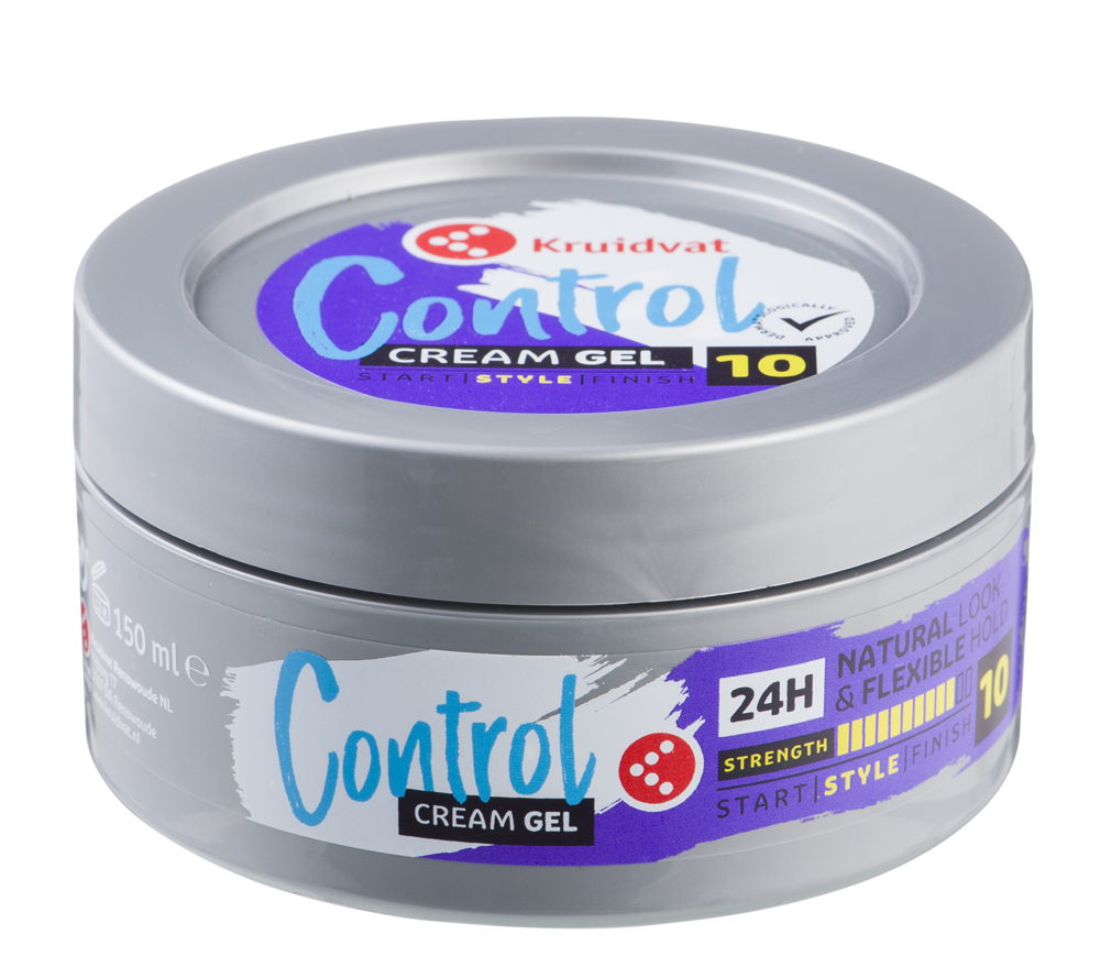 Kruidvat Hairstyling - Control cream gel €2,49