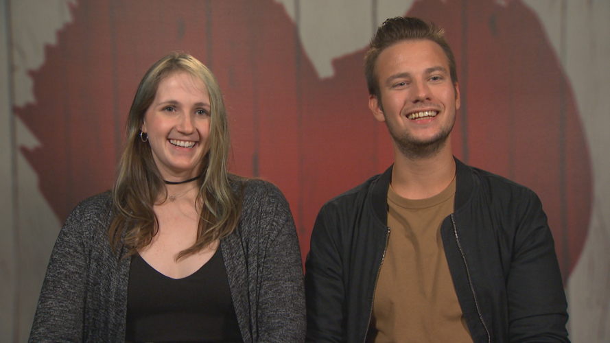 Robbe en zijn date Laura