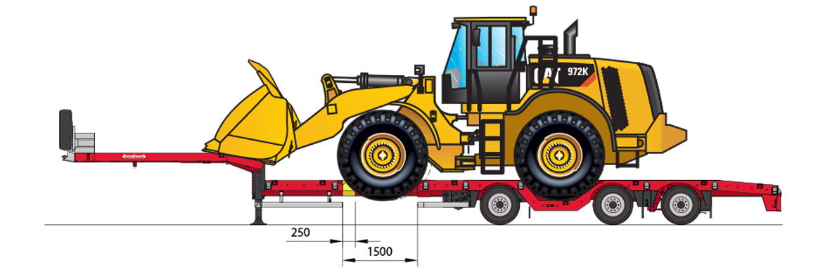 OSDS-48-03V(EBW) with CAT 972 Wheel loader