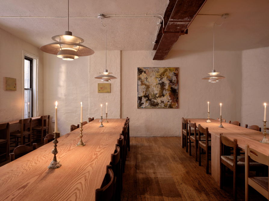 Gem Home Dining Room featuring Louis Poulsen Pendants. Credit: Sean Davidson Gem Home Dining Room featuring Louis Poulsen Pendants. Credit: Sean Davidson
