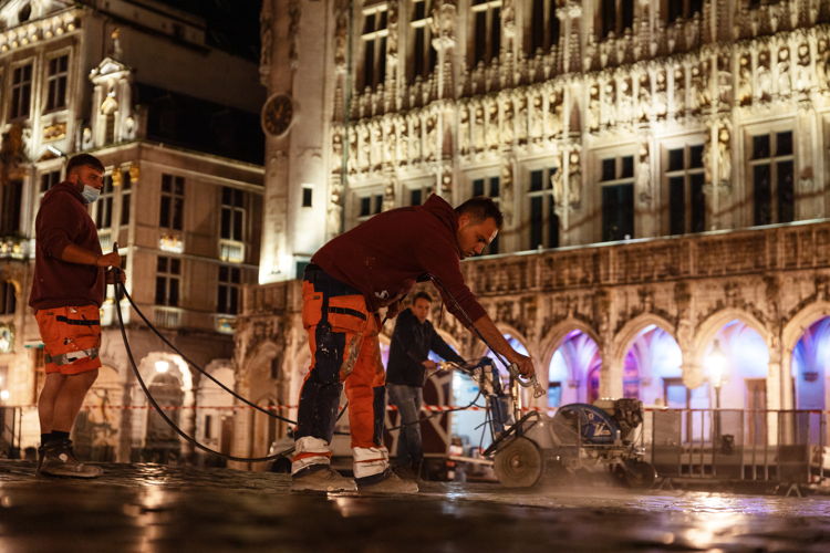 Grand Place Brussels - Making of #Deviltime