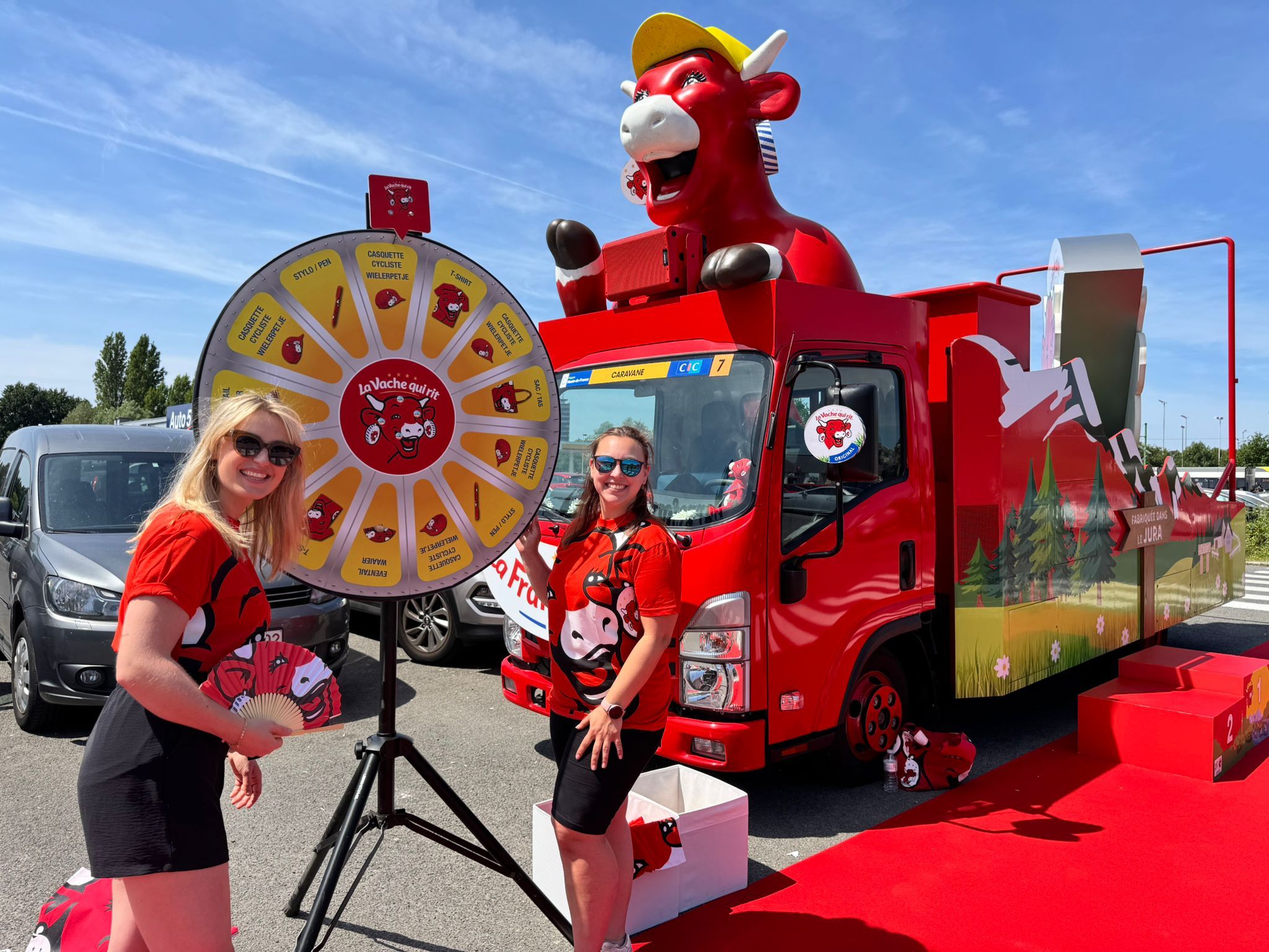 La Vache qui rit brengt de Tour-sfeer naar België