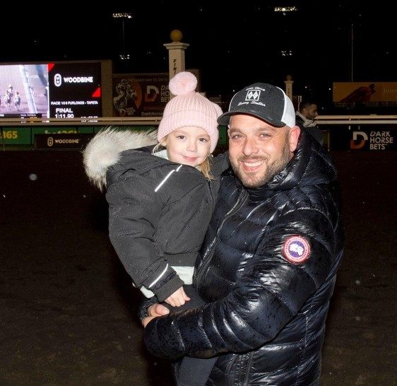 Steven Chircop and his daughter