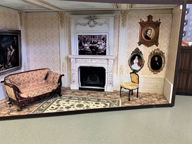 Maquette stijlkamer voor de petit Blois-vleugel door Niek Kortekaas