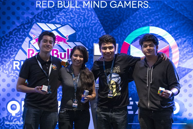 Los cuatro campeones. Foto: Red Bull Content Pool