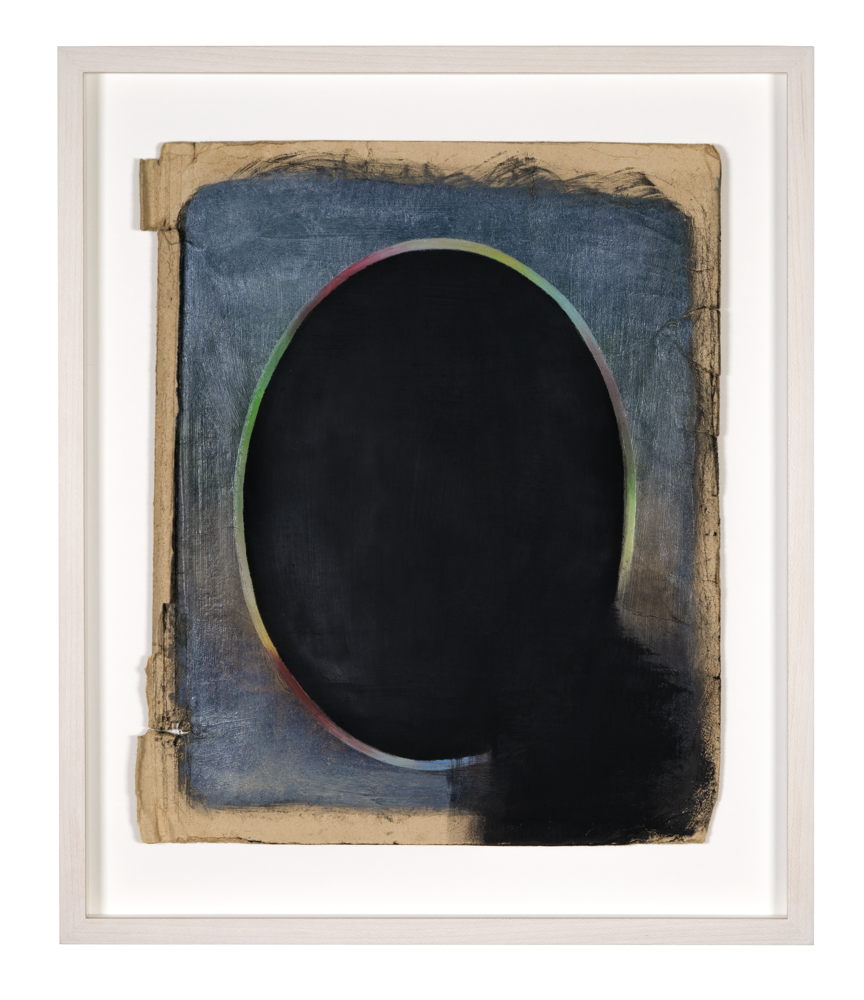 'A Starless Night' (oil on paper, 29,5x24,5cm, 2023)