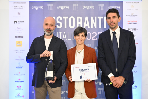 Trentodoc premia le 3 Forchette del Gambero Rosso per la Guida Ristoranti d’Italia