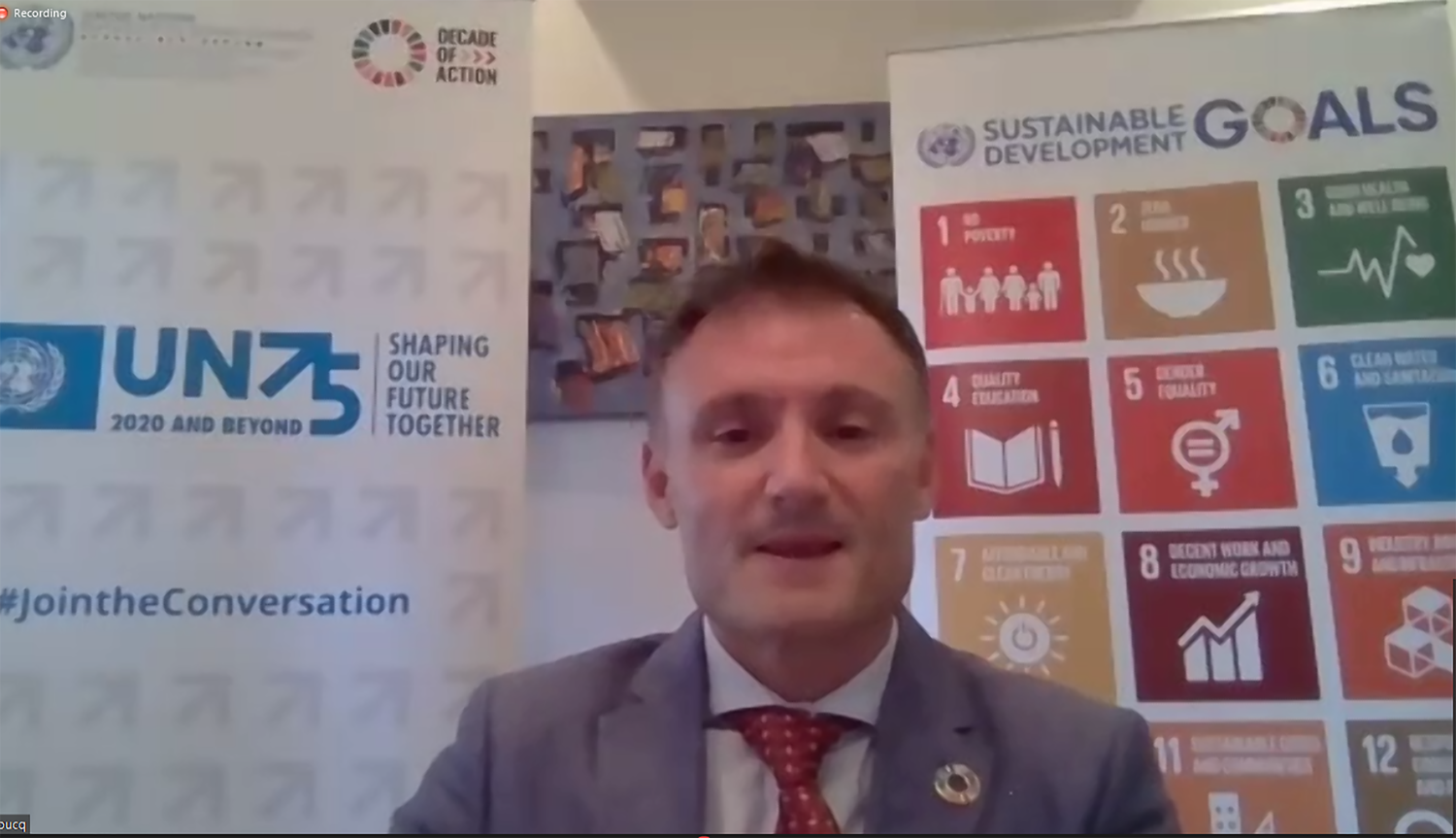 UN Resident Coordinator, Didier Trebucq