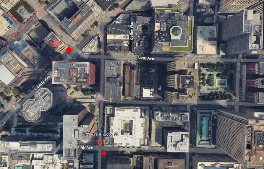 Traffic signal work locations at Fifth and Wood and Sixth and Liberty Traffic signal work locations at Fifth and Wood and Sixth and Liberty