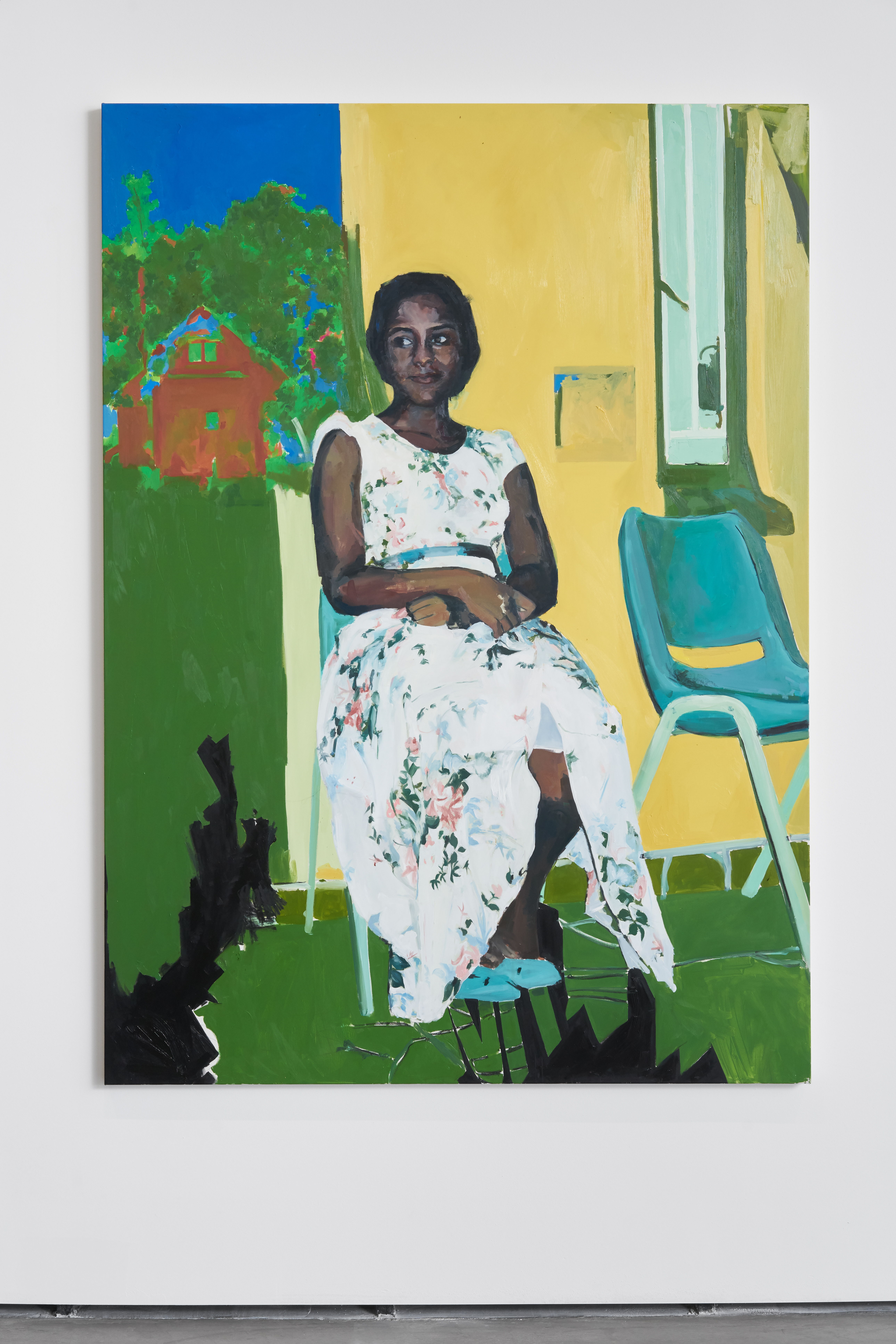 Kudzanai-Violet Hwami, An evening in Mazowe, 2019. Oil on canvas. 180 x 130cm. Jorge M. Pérez Collection, Miami