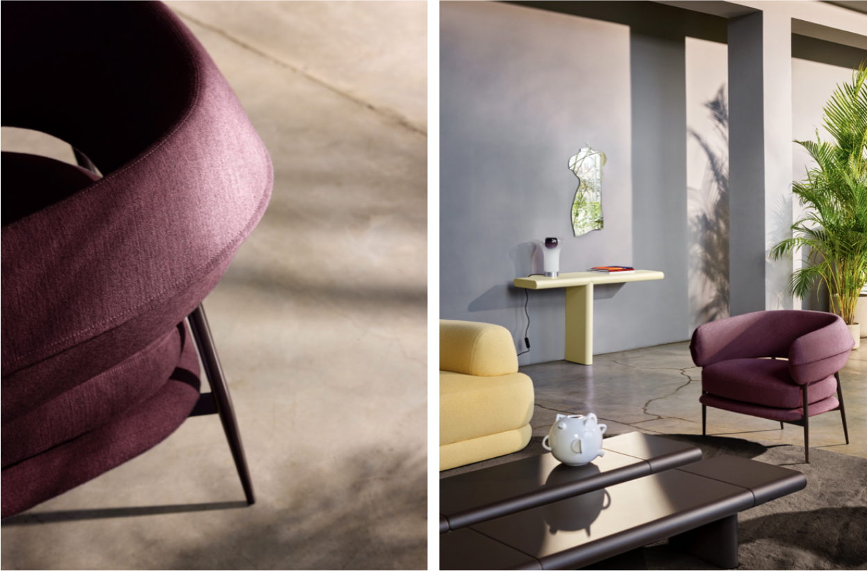 Nena lounge chair by Lanzavecchia + Wai for Zanotta Nena lounge chair by Lanzavecchia + Wai for Zanotta