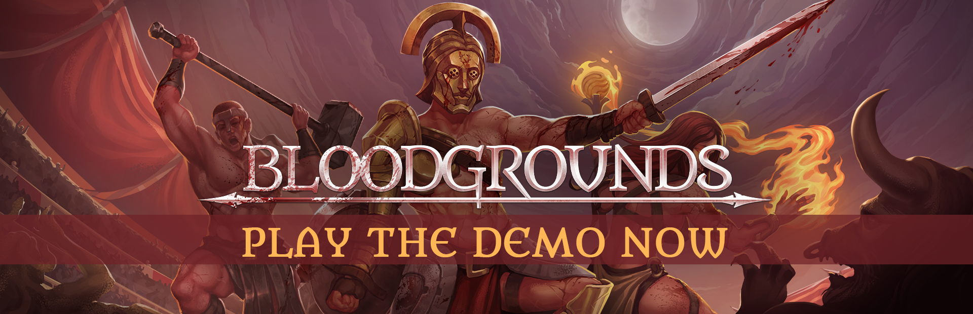 Turn-based gladiator roguelite Bloodgrounds releases brutal new demo with more content, trailer, and Early Access date