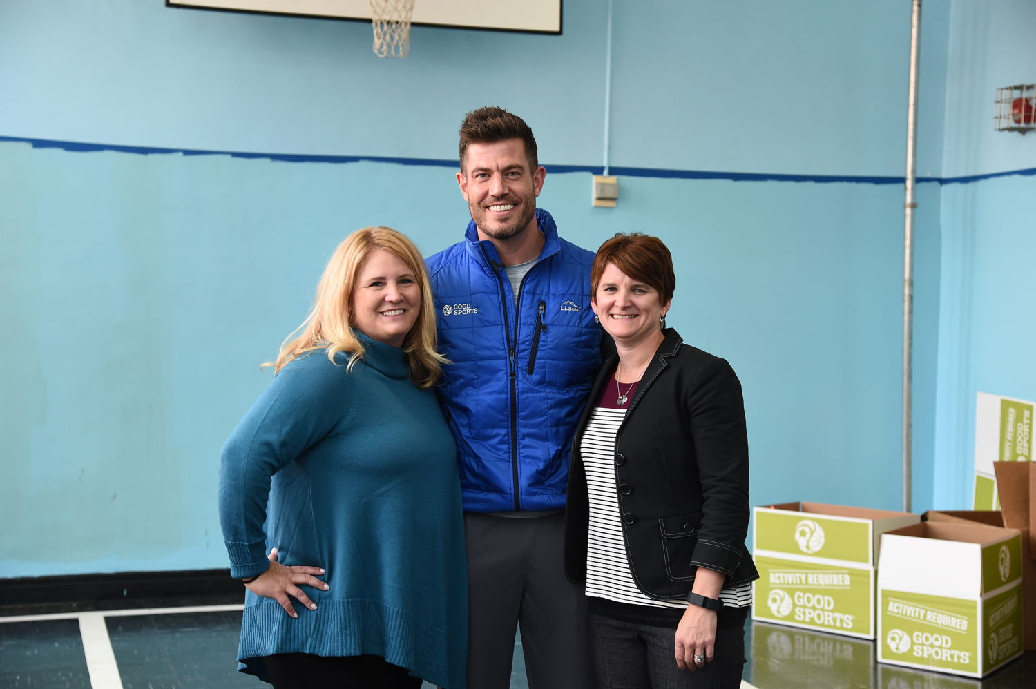 Jesse Palmer joins Good Sports co-founders Christy Keswick and Melissa Harper in NYC.