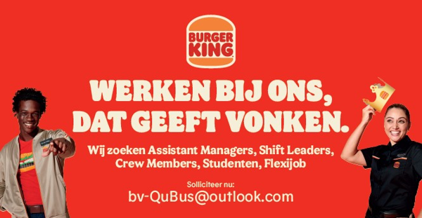 BURGER KING® werft aan in Mechelen Bruul!