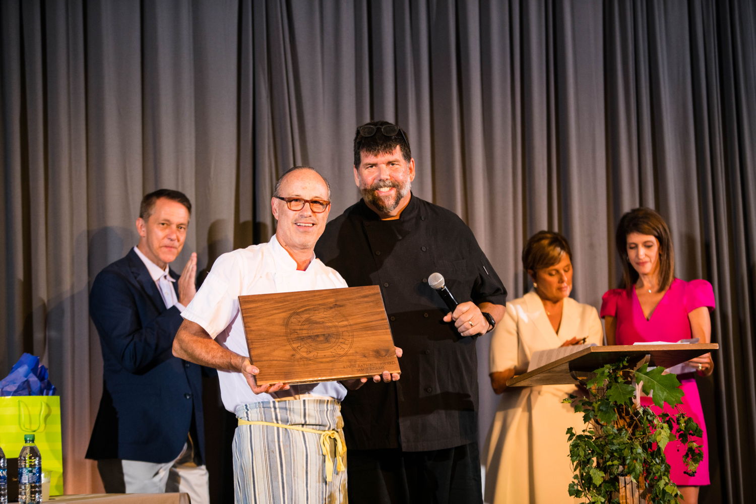 Jamie Adams Receiving Kevin Rathbun Award 