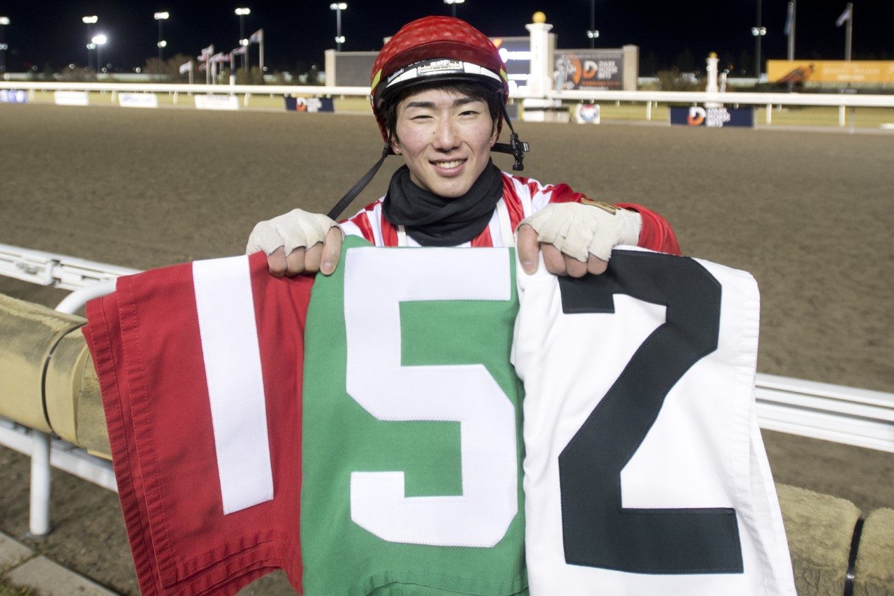 Kazushi Kimura, Woodbine's 2022 leading jockey (Michael Burns Photo)