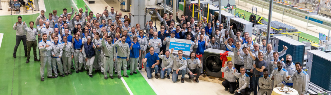 Daikin Europe doubles the production capacity for air-to-water heat pumps in its factory in Belgium