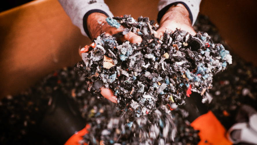Recycle Your Boots recycling process