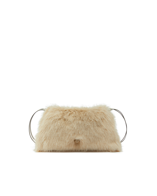 PINKO FW25 MAXI CLUTCH ECO PELLICCIA EUR285